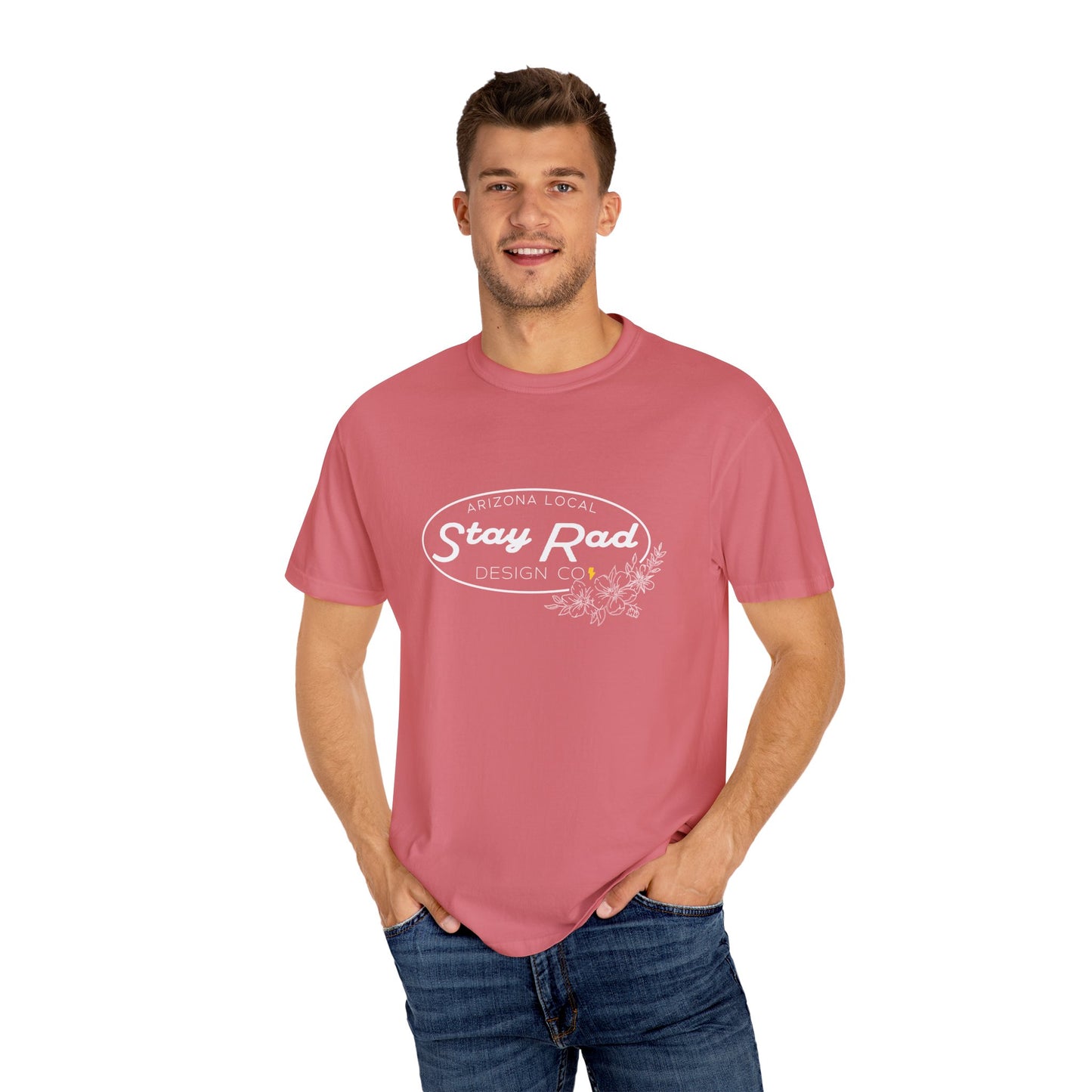 BLUE COLLAR FLOWERS | Womens | Western Wear | Comfort Colors Garment-Dyed T-shirt