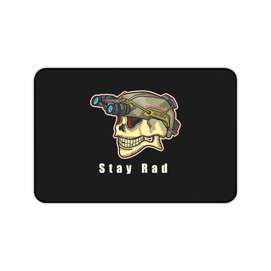 Stay Rad Tactical Bump Helmet Skull | Rifle Cleaning Smithing Desk Mat