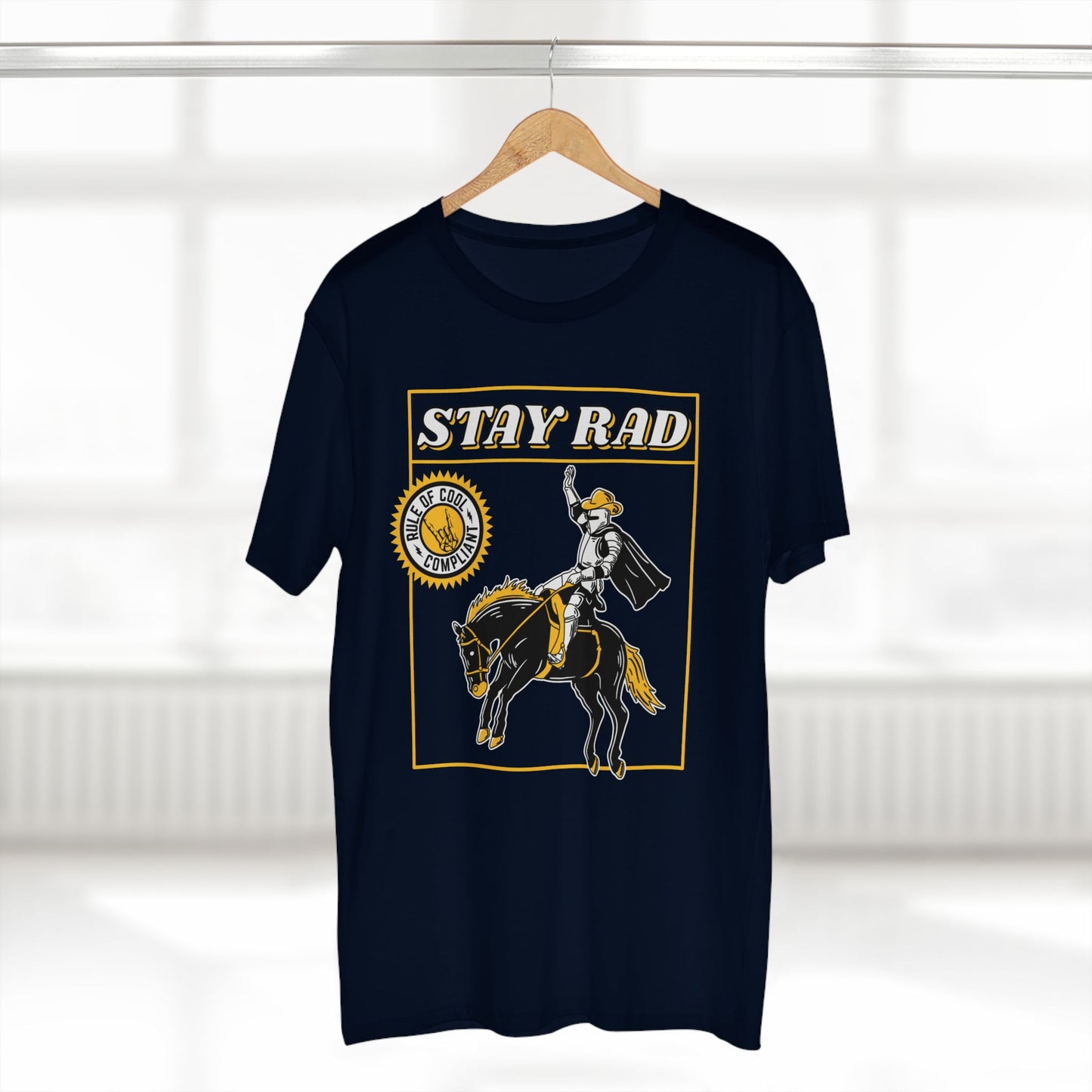RODEO KNIGHT FRONT - Stay Rad T-Shirt