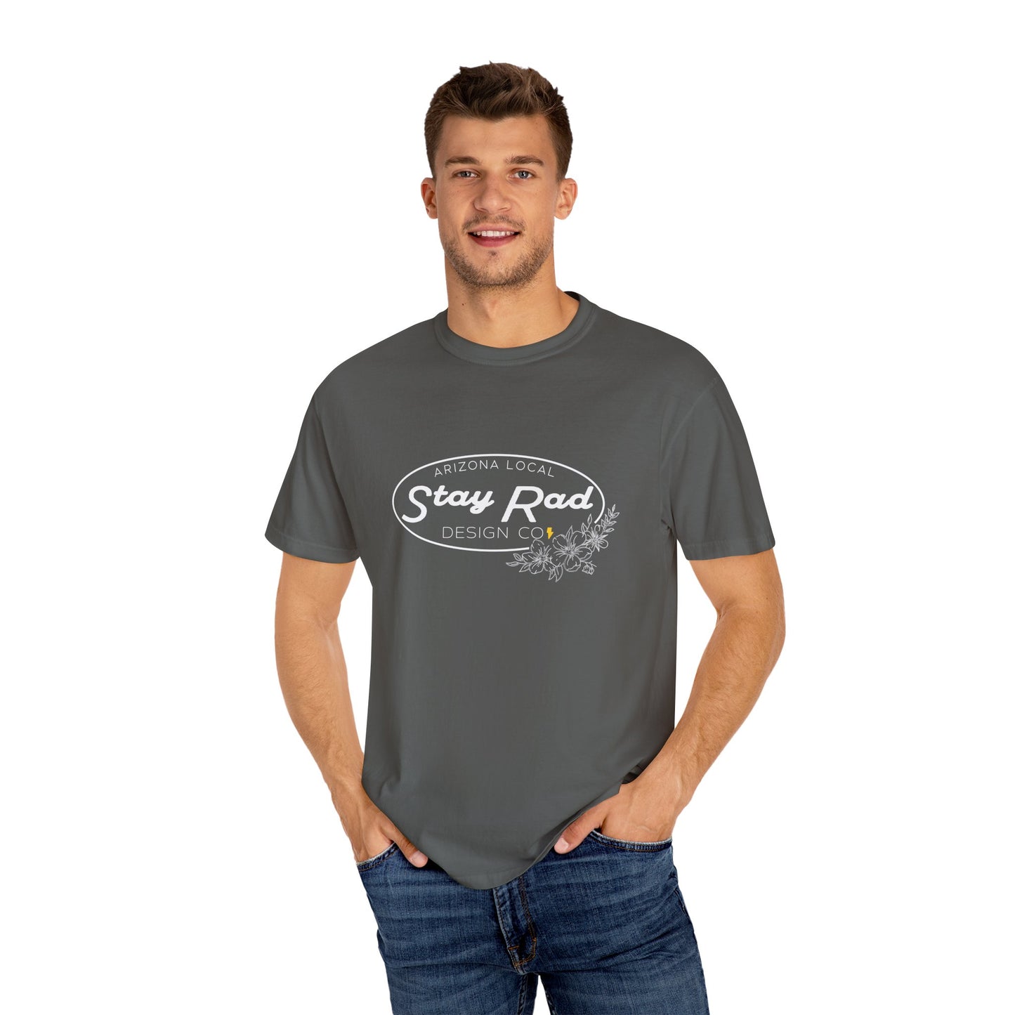 BLUE COLLAR FLOWERS | Womens | Western Wear | Comfort Colors Garment-Dyed T-shirt