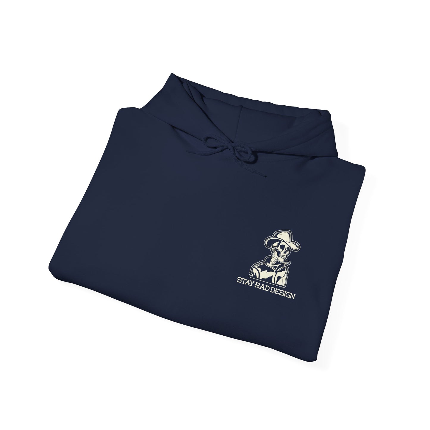 Smilin on the Inside | Cowboy Skeleton | Heavy Blend™ Hooded Sweatshirt