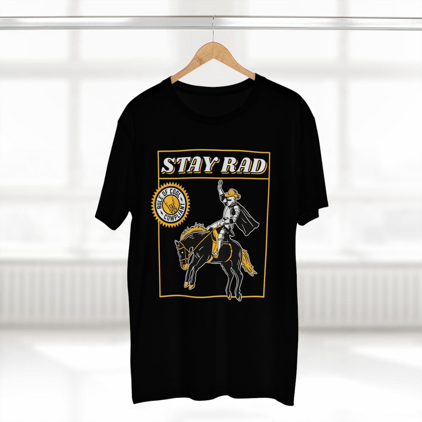 RODEO KNIGHT FRONT - Stay Rad T-Shirt