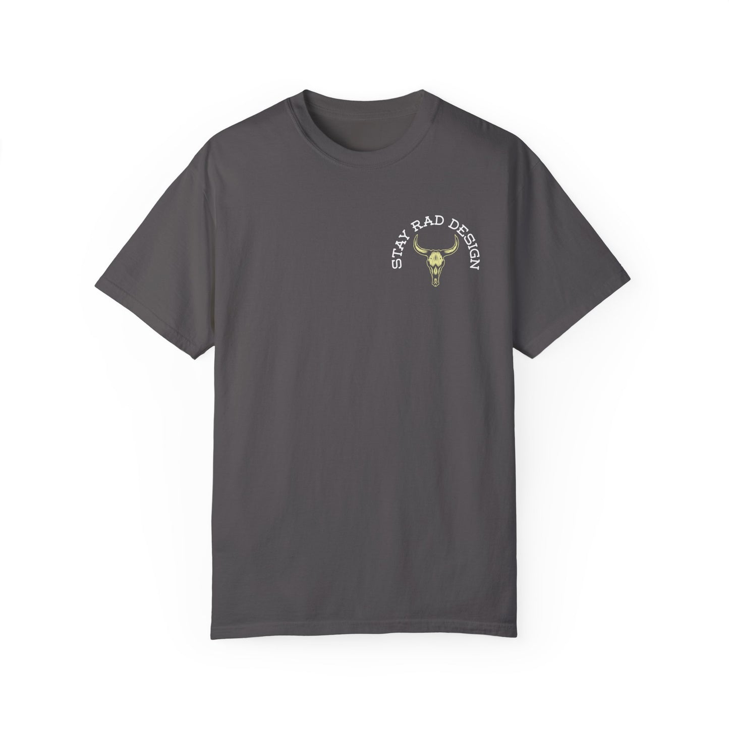 ENTITLED TO NOTHING | Stay Rad Cattle Skull | Red/Green/Ivory COMFORT COLORS 1717