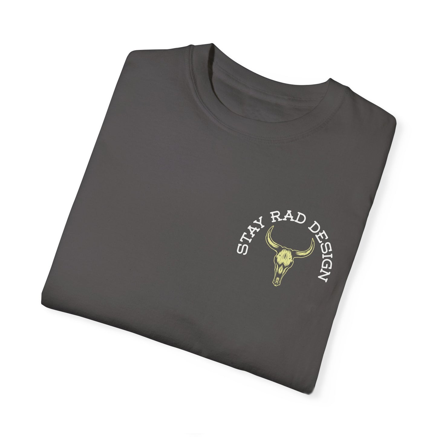 ENTITLED TO NOTHING | Stay Rad Cattle Skull | Red/Green/Ivory COMFORT COLORS 1717