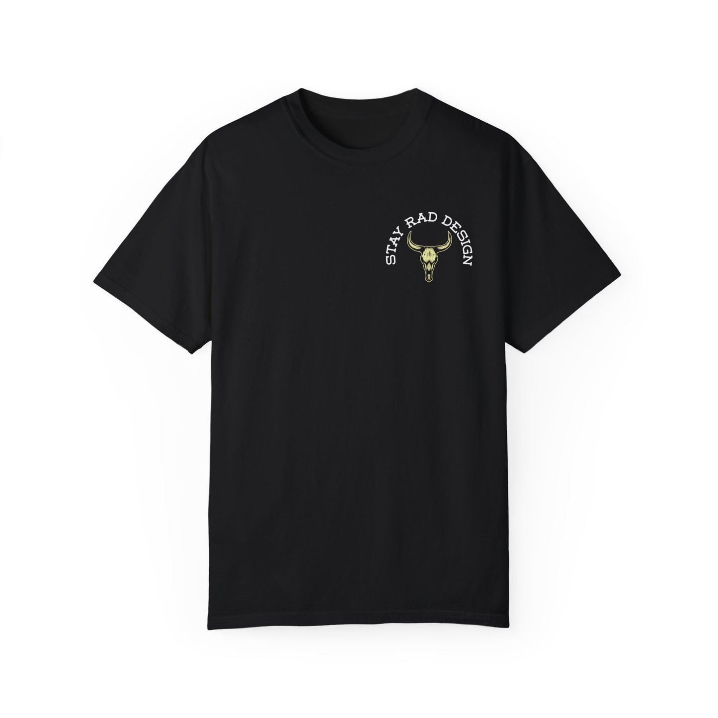 ENTITLED TO NOTHING | Stay Rad Cattle Skull | Red/Green/Ivory COMFORT COLORS 1717
