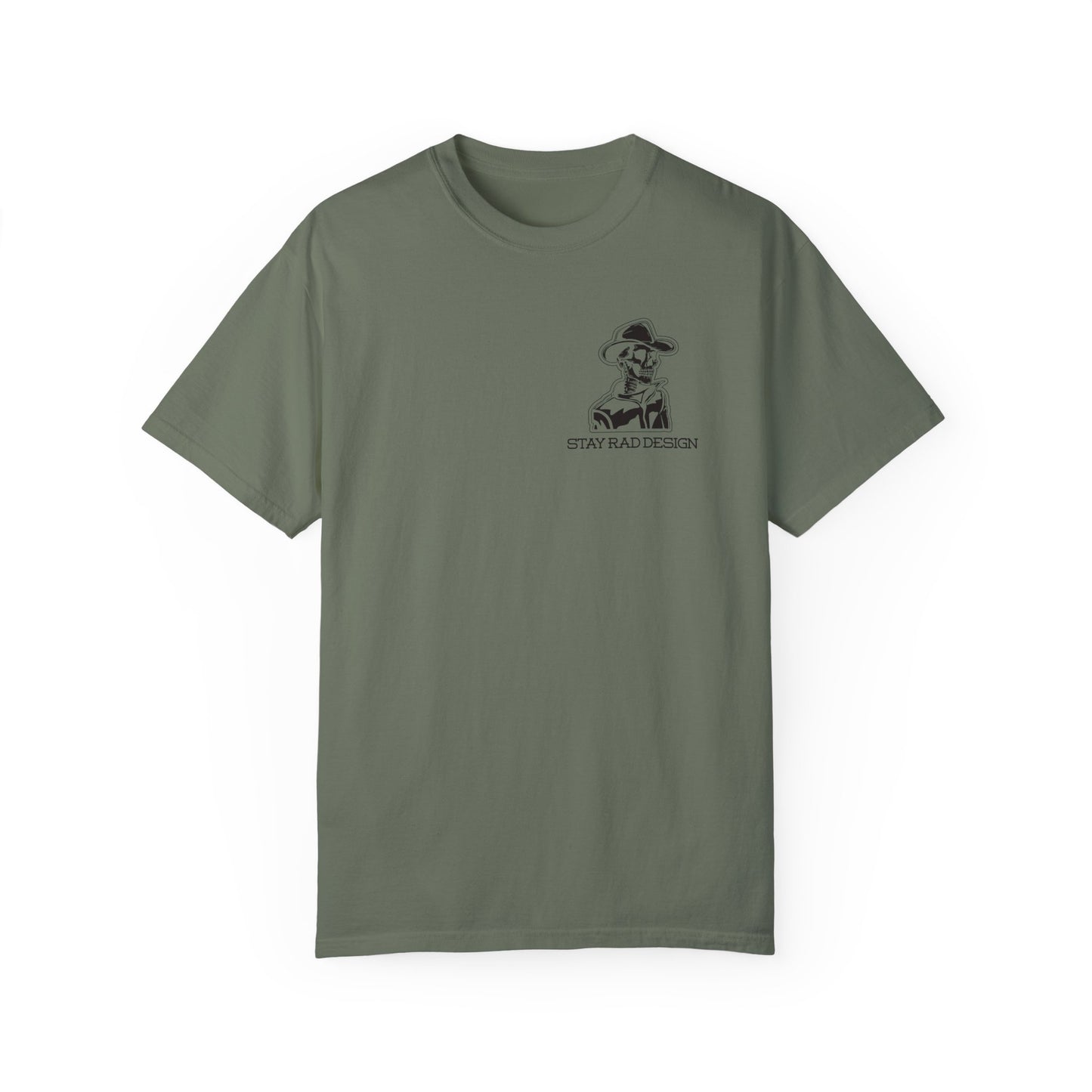 SMILIN' ON THE INSIDE | Cowboy Skeleton | Comfort Colors Unisex Garment-Dyed T-shirt