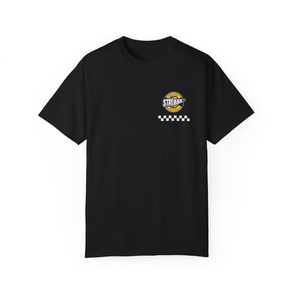 STAY RAD CHECKER BADGE | Front Chest | Comfort Colors Unisex Garment-Dyed T-shirt