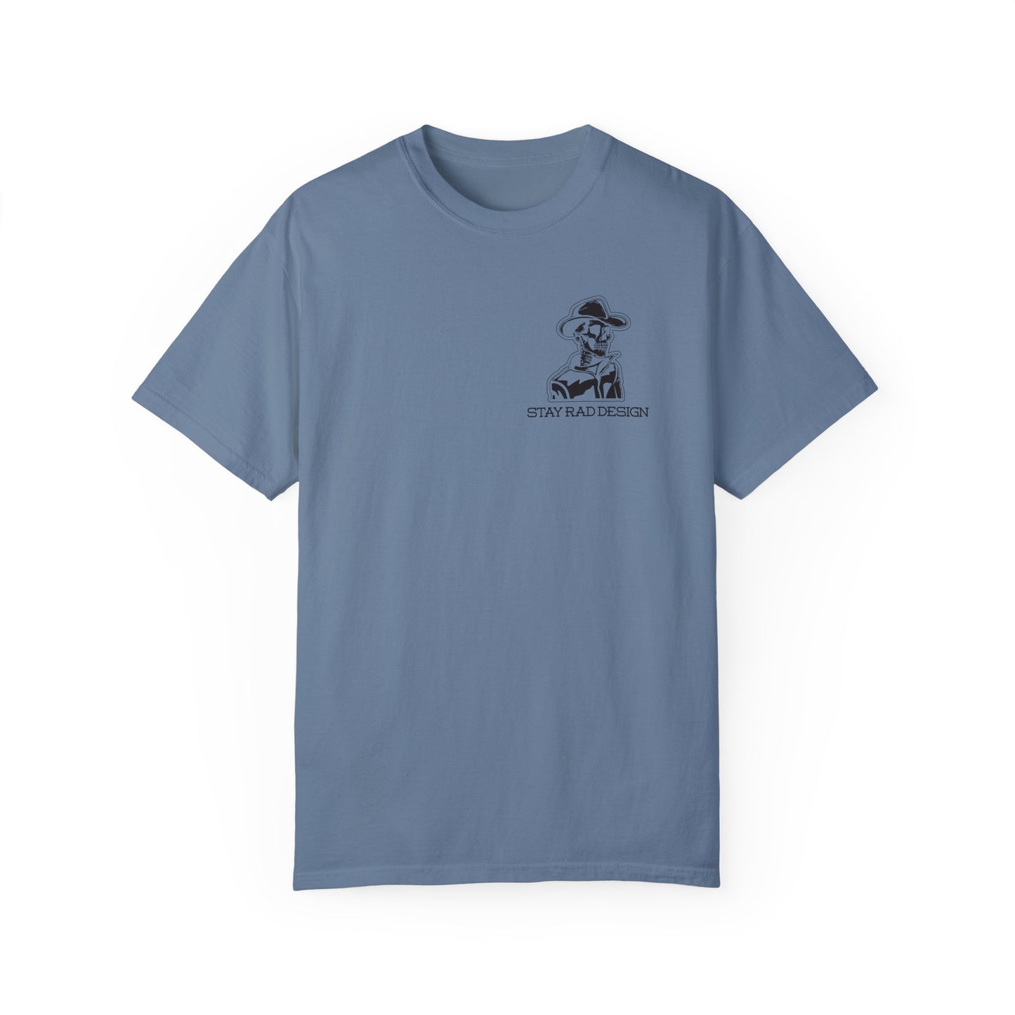 SMILIN' ON THE INSIDE | Cowboy Skeleton | Comfort Colors Unisex Garment-Dyed T-shirt