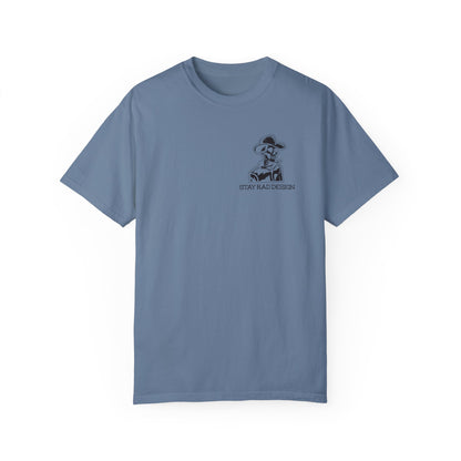 SMILIN' ON THE INSIDE | Cowboy Skeleton | Comfort Colors Unisex Garment-Dyed T-shirt