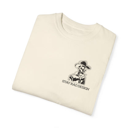 SMILIN' ON THE INSIDE | Cowboy Skeleton | Comfort Colors Unisex Garment-Dyed T-shirt