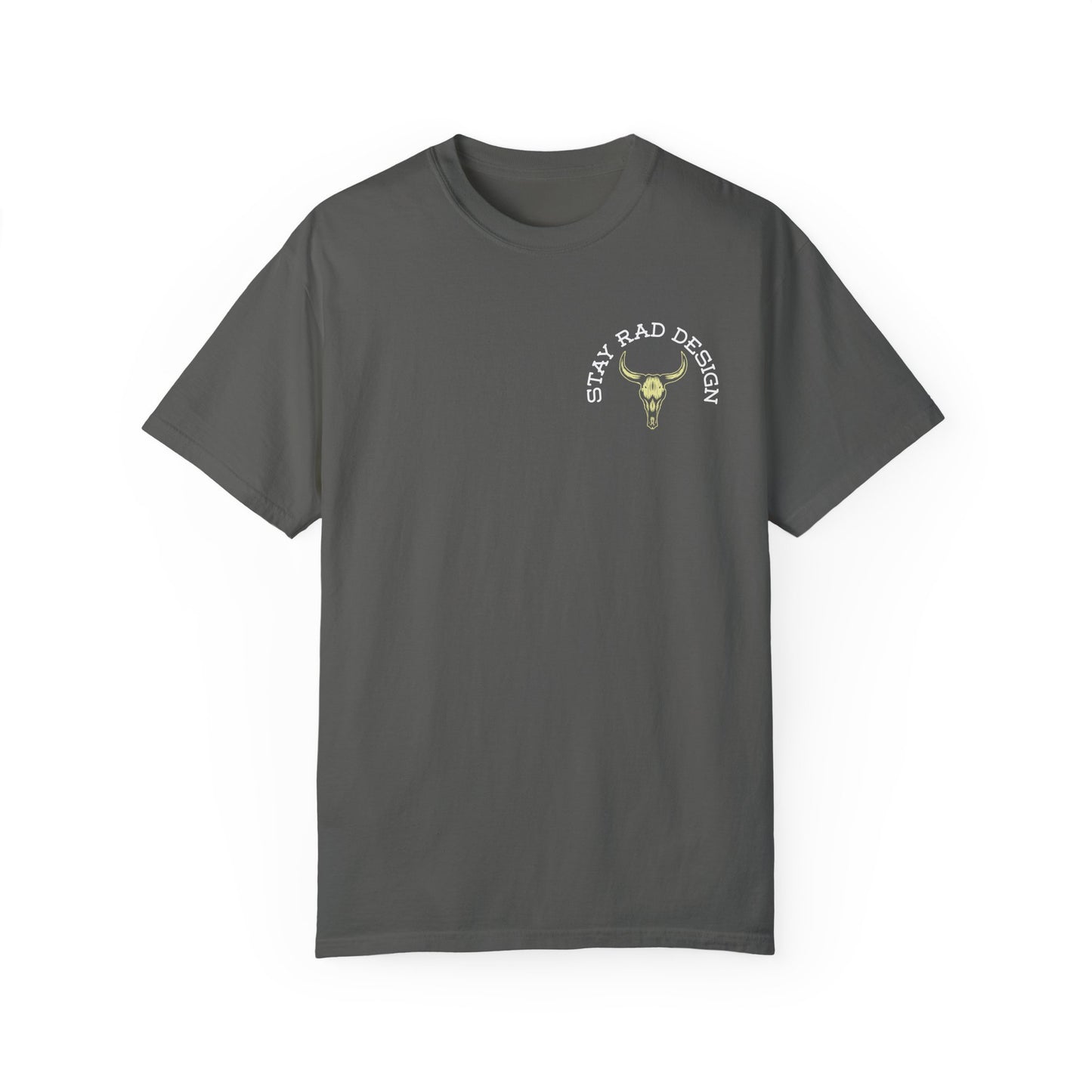 ENTITLED TO NOTHING | Stay Rad Cattle Skull | Red/Green/Ivory COMFORT COLORS 1717
