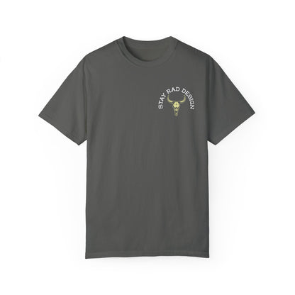 ENTITLED TO NOTHING | Stay Rad Cattle Skull | Red/Green/Ivory COMFORT COLORS 1717