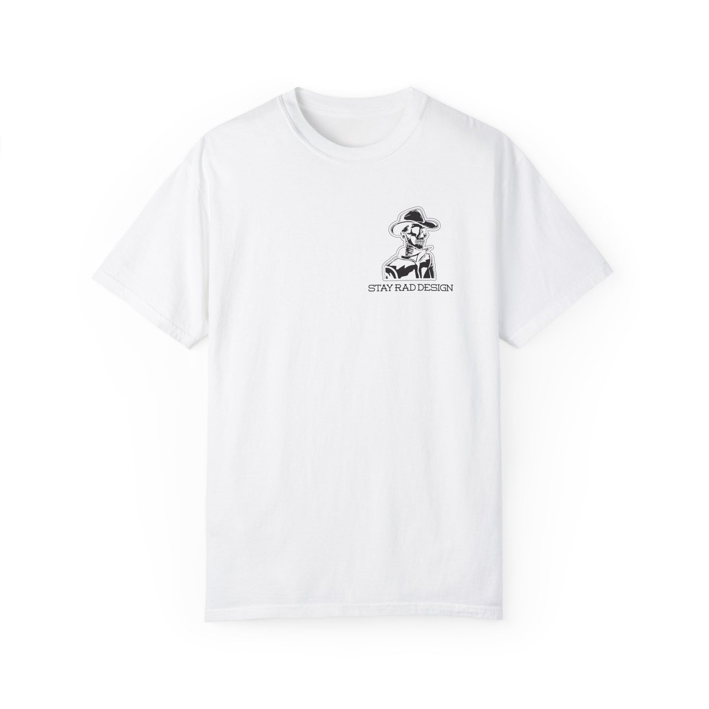 SMILIN' ON THE INSIDE | Cowboy Skeleton | Comfort Colors Unisex Garment-Dyed T-shirt