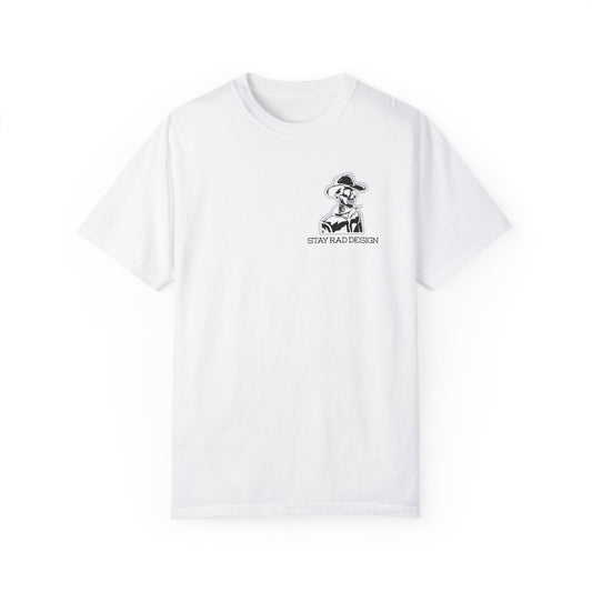 SMILIN' ON THE INSIDE | Cowboy Skeleton | Comfort Colors Unisex Garment-Dyed T-shirt