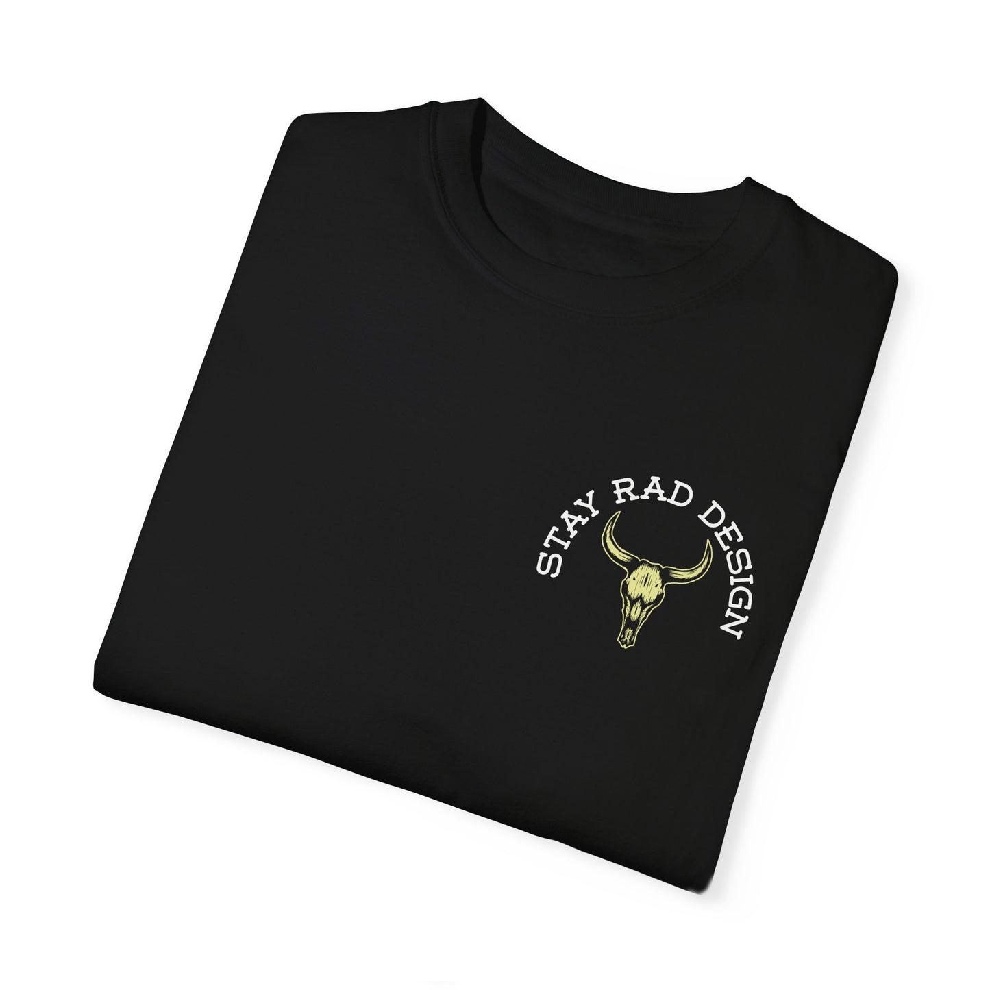 ENTITLED TO NOTHING | Stay Rad Cattle Skull | Red/Green/Ivory COMFORT COLORS 1717