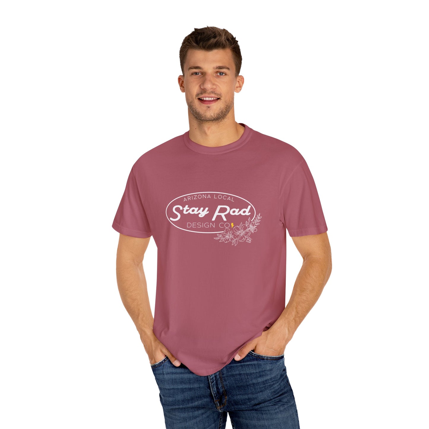 BLUE COLLAR FLOWERS | Womens | Western Wear | Comfort Colors Garment-Dyed T-shirt