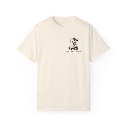 SMILIN' ON THE INSIDE | Cowboy Skeleton | Comfort Colors Unisex Garment-Dyed T-shirt