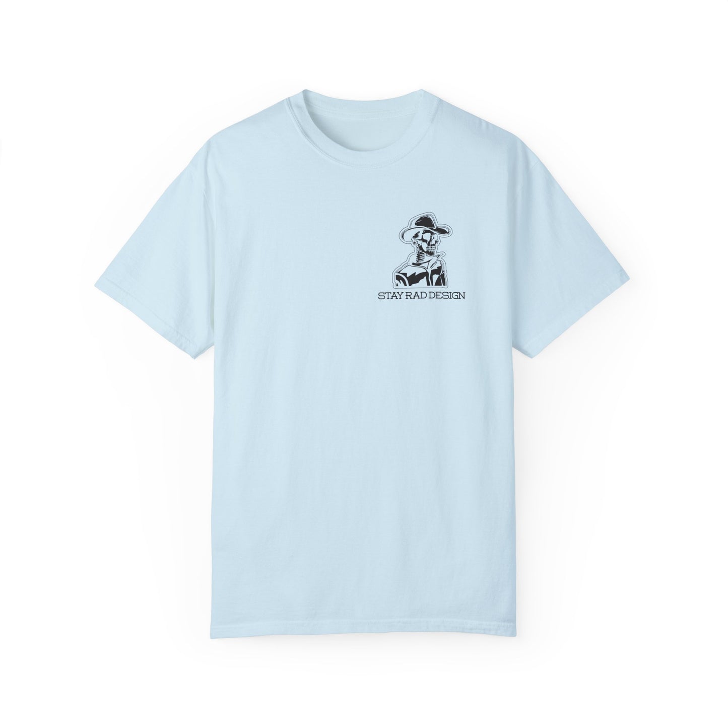 SMILIN' ON THE INSIDE | Cowboy Skeleton | Comfort Colors Unisex Garment-Dyed T-shirt